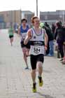 John Marley (Tyne Bridge) finishing the Transped Blyth Valley 10k.